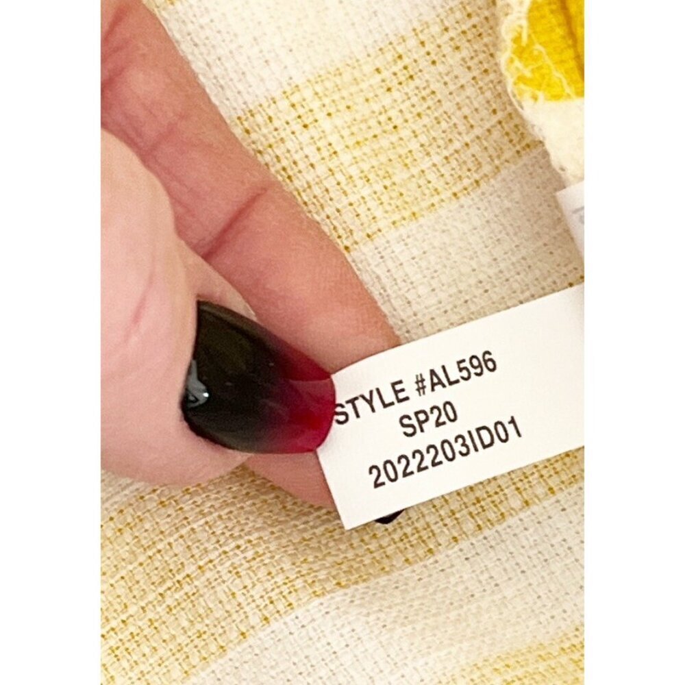 J. Crew Factory Women's Sz 10 Yellow & White Striped Basketweave Shorts NWT - Picture 8 of 9